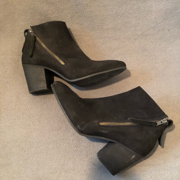 Steve Madden Shoes - Steve Madden Double Zipper Leather Ankle Boots 9.5